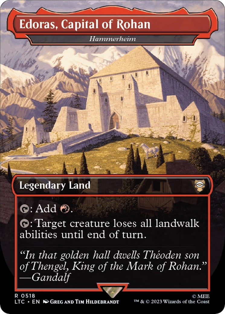 Edoras, Capital of Rohan - Hammerheim (Borderless) (518) (LTC)