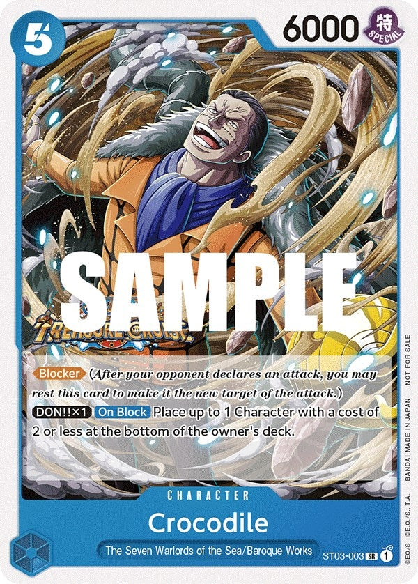 Crocodile (Tournament Pack Vol. 5) (ST03-003) (OP-PR)