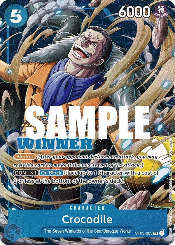 Crocodile (Winner Pack Vol. 5) (ST03-003) (OP-PR)