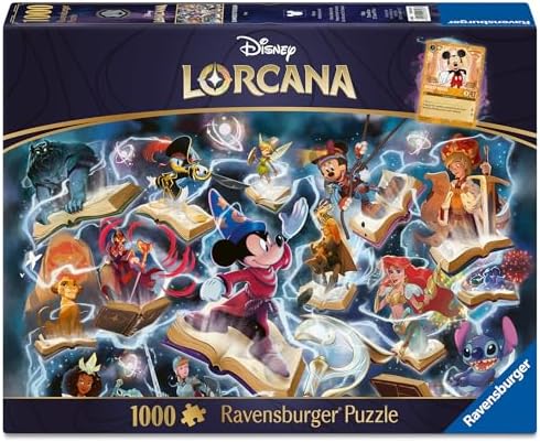 Ravensburger Disney Lorcana - Glimmers of the Realm: Steel 1000 Piece Jigsaw Puzzle