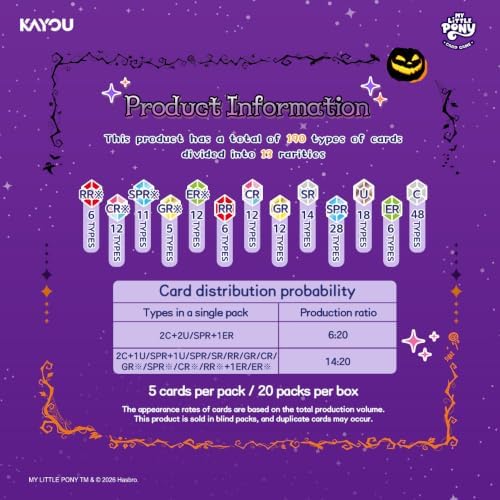 My Little Pony Nightmare Night Trading Card Game 20 Pack
