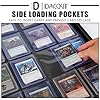 D DACCKIT 640-Card Top Loader Binder - Black