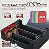 Tombert TCG Card Storage Box - 1800+ Capacity with Magnetic Seal