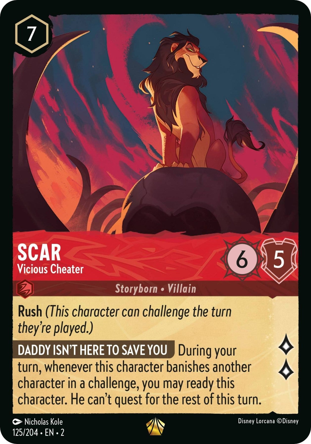 Scar - Vicious Cheater (125/204) (2)