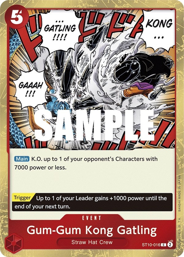 Gum-Gum Kong Gatling (ST10-016) (ST-10)