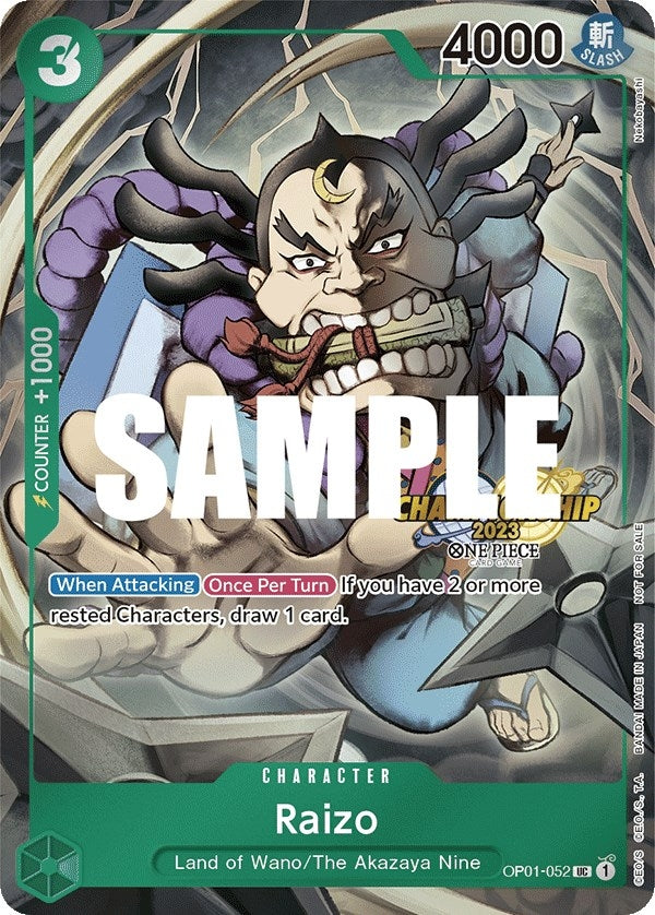Raizo (CS 2023 Event Pack) (OP01-052) (OP-PR)
