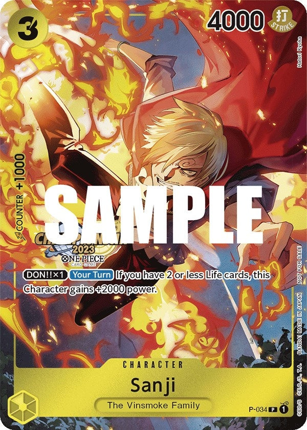 Sanji (CS 2023 Event Pack) (P-034) (OP-PR)