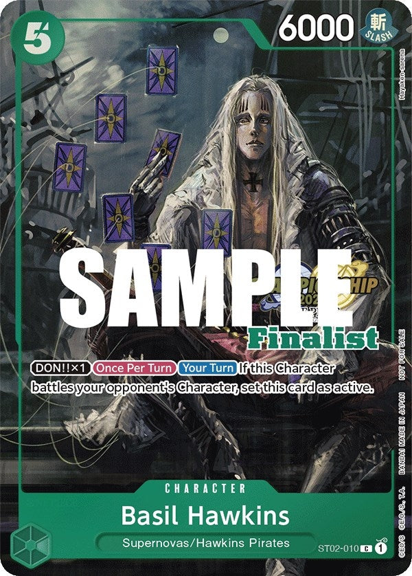 Image for Basil Hawkins (CS 2023 Top Players Pack) [Finalist] (ST02-010) (OP-PR) - One Piece Card Game
