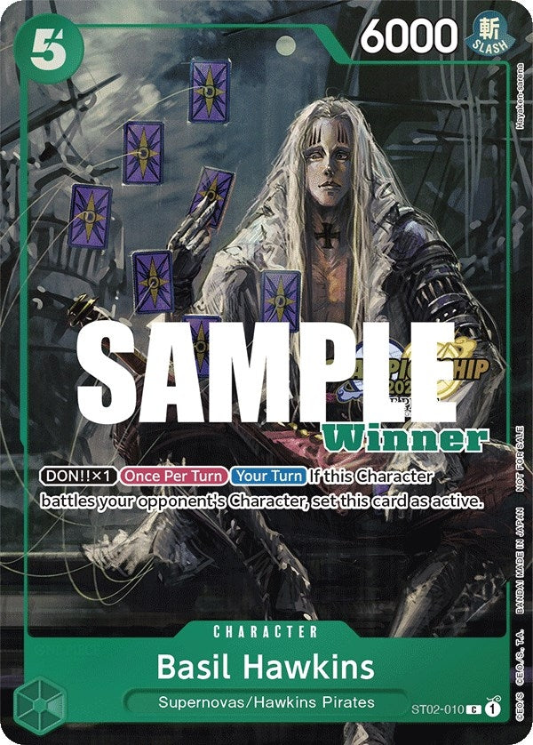 Basil Hawkins (CS 2023 Top Players Pack) [Winner] (ST02-010) (OP-PR)