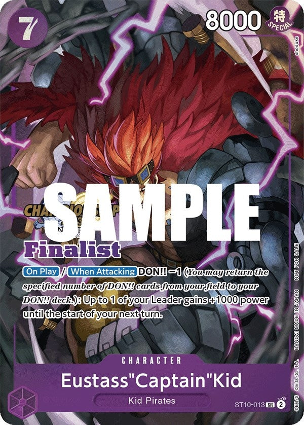 Eustass"Captain"Kid (CS 2023 Top Players Pack) [Finalist] (ST10-013) (OP-PR)