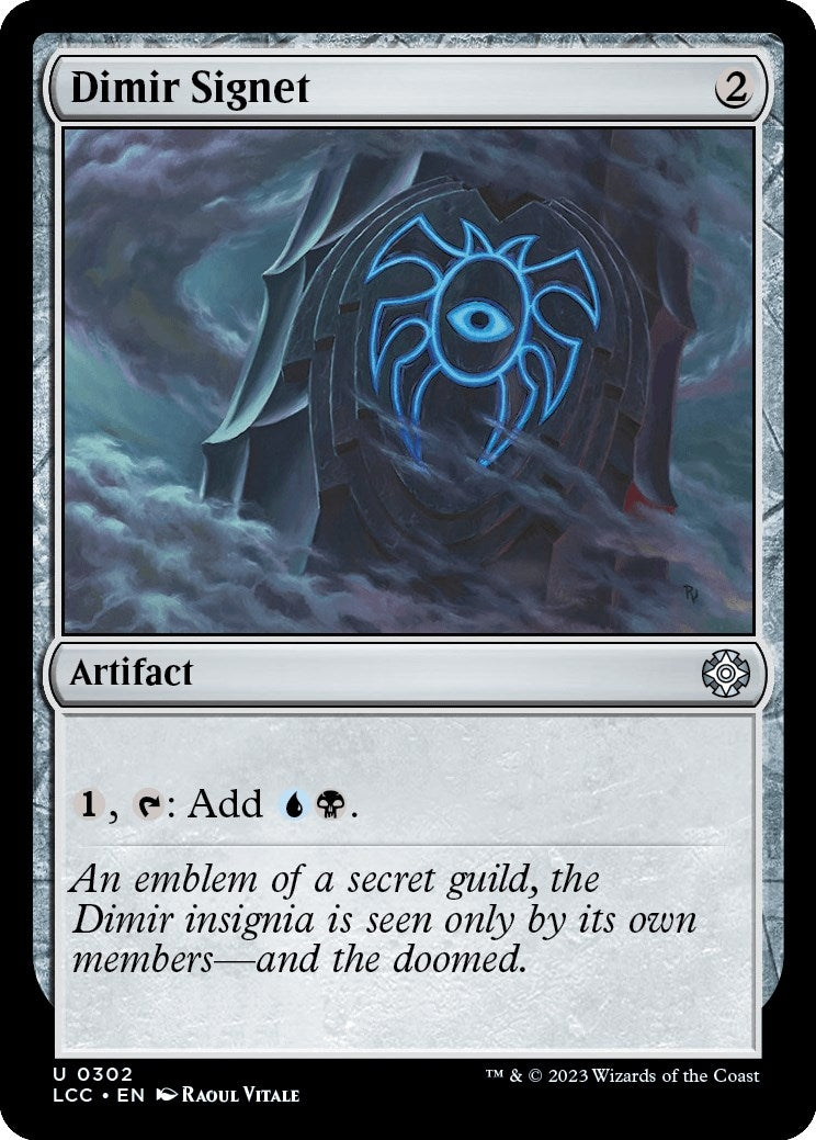 Image for Dimir Signet (302) (LCC) - Magic: The Gathering