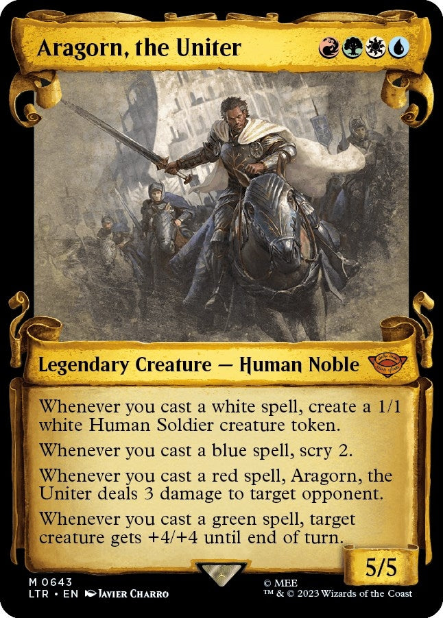 Aragorn, the Uniter (Showcase Scrolls) (643) (LTR)