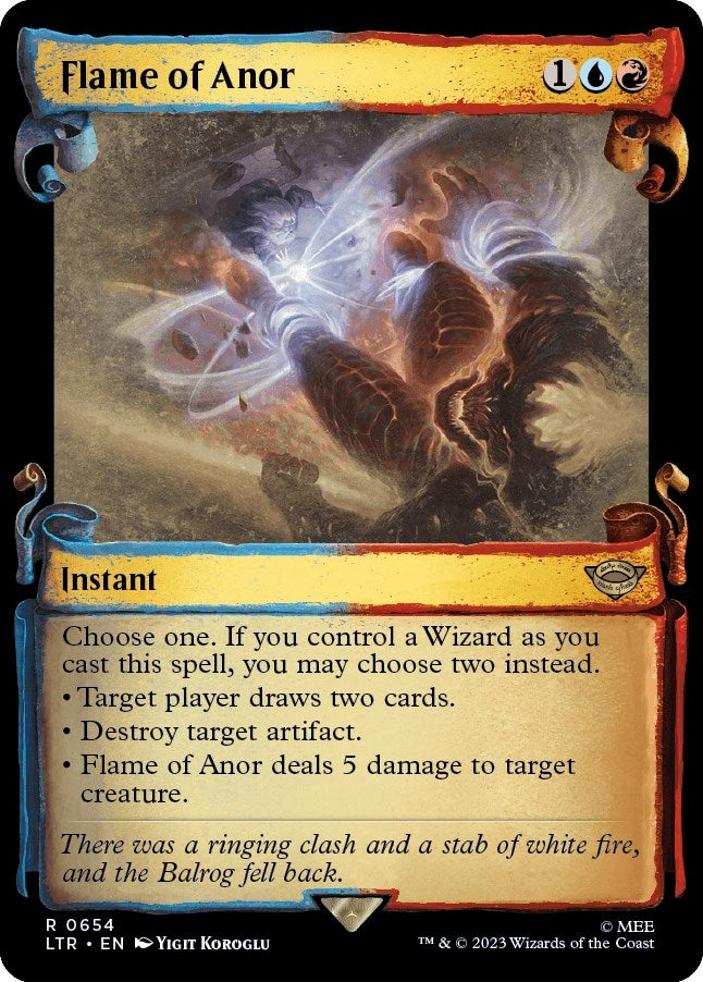 Flame of Anor (Showcase Scrolls) (654) (LTR)