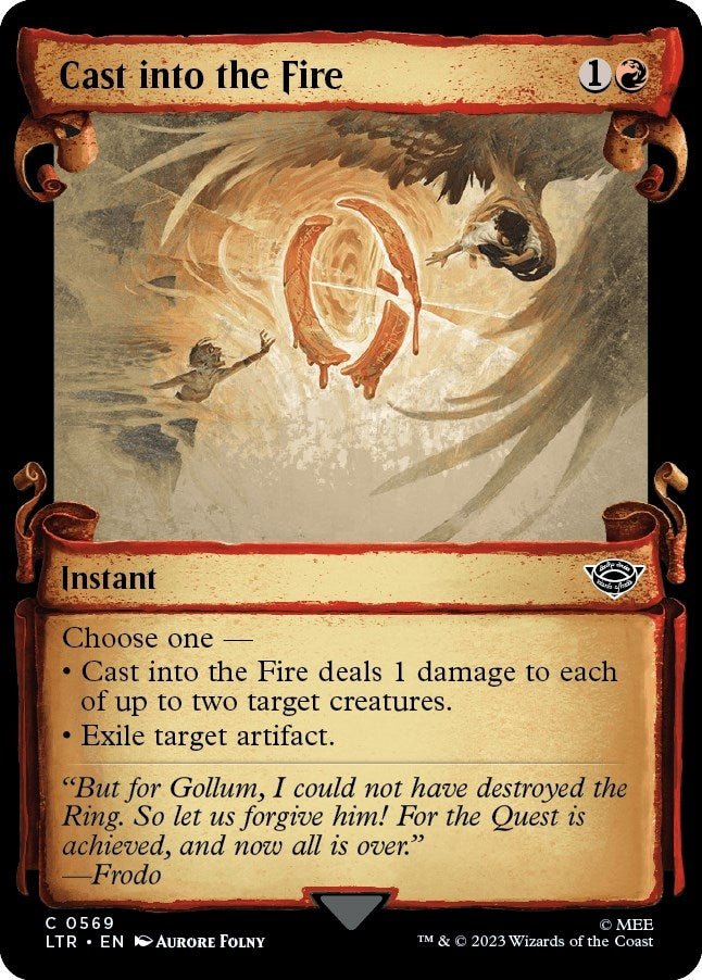 Cast into the Fire (Showcase Scrolls) (569) (LTR)