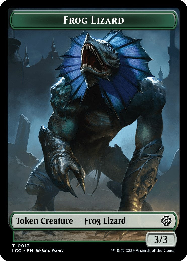 Frog Lizard // Merfolk (0003) Double-Sided Token (13 // 3) (LCC)