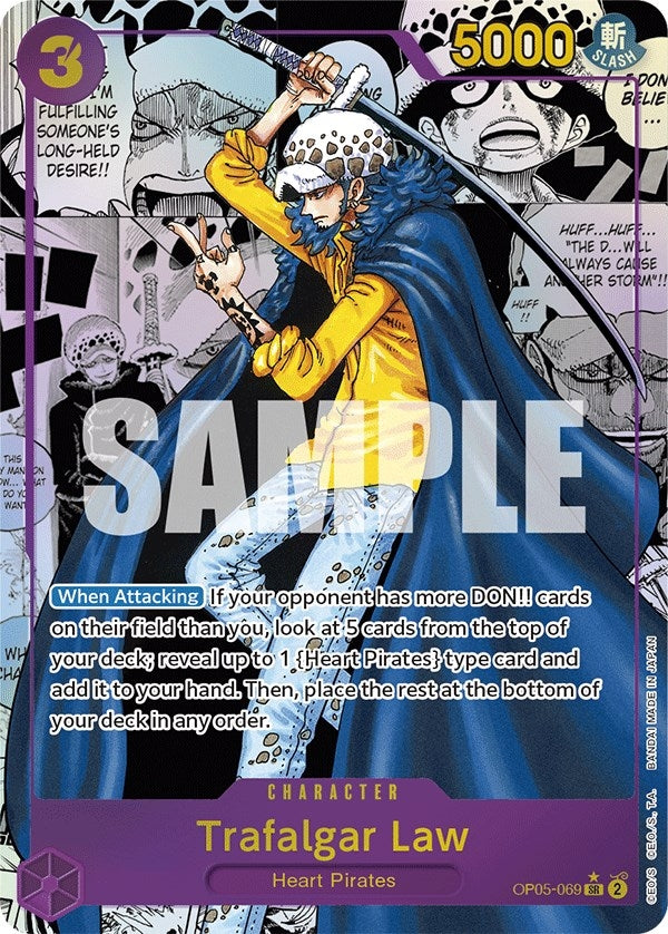 Trafalgar Law (069) (Alternate Art) (Manga) (OP05-069) (OP05)