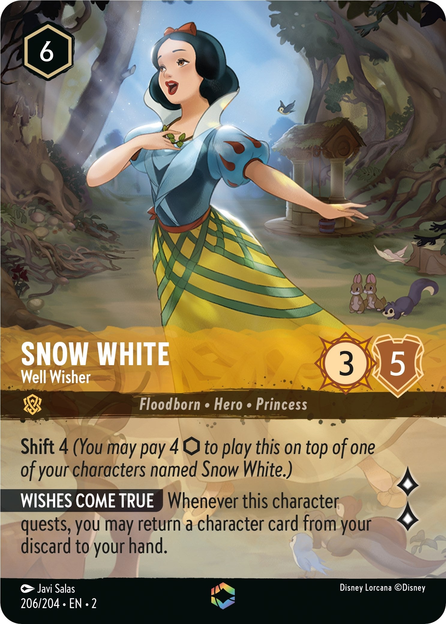 Snow White - Well Wisher (Enchanted) (206/204) (2)