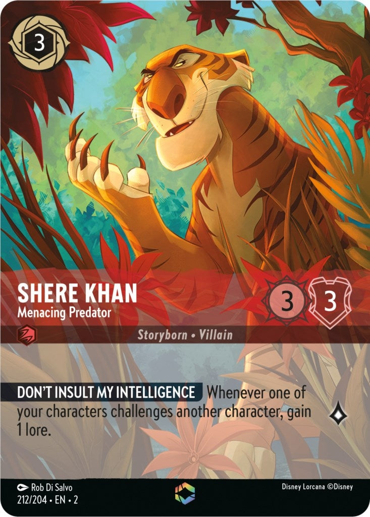 Shere Khan - Menacing Predator (Enchanted) (212/204) (2)