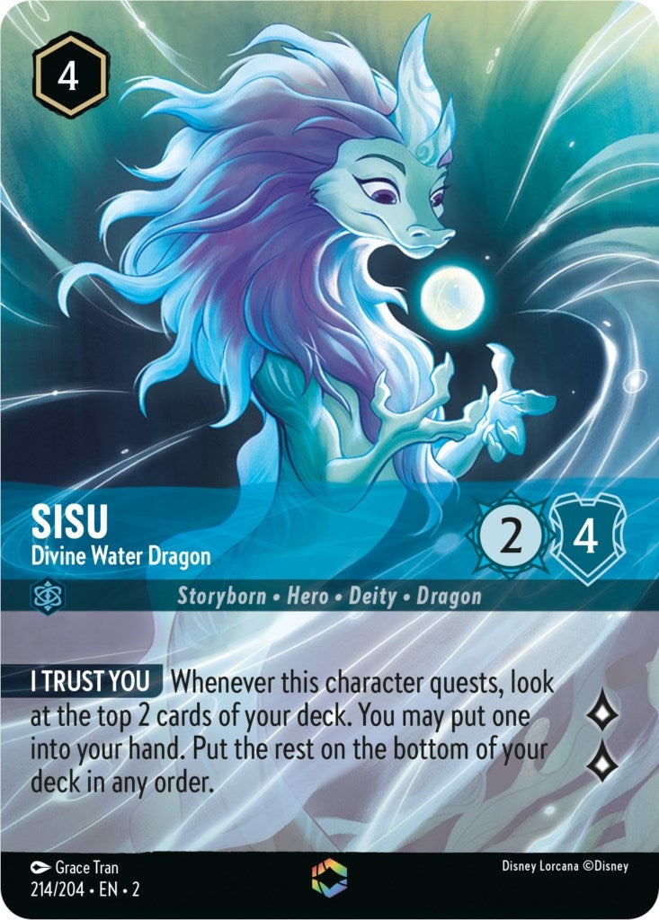 Sisu - Divine Water Dragon (Enchanted) (214/204) (2)