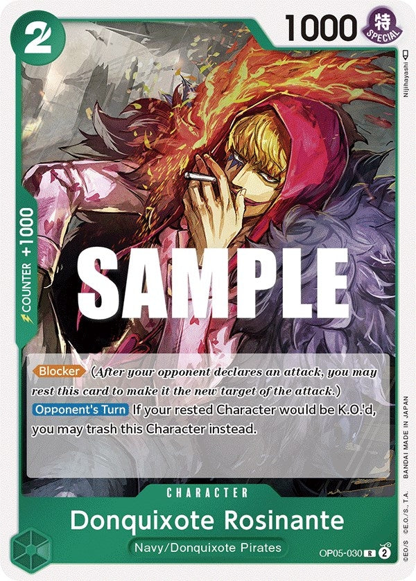 Image for Donquixote Rosinante (030) (OP05-030) (OP05) - One Piece Card Game