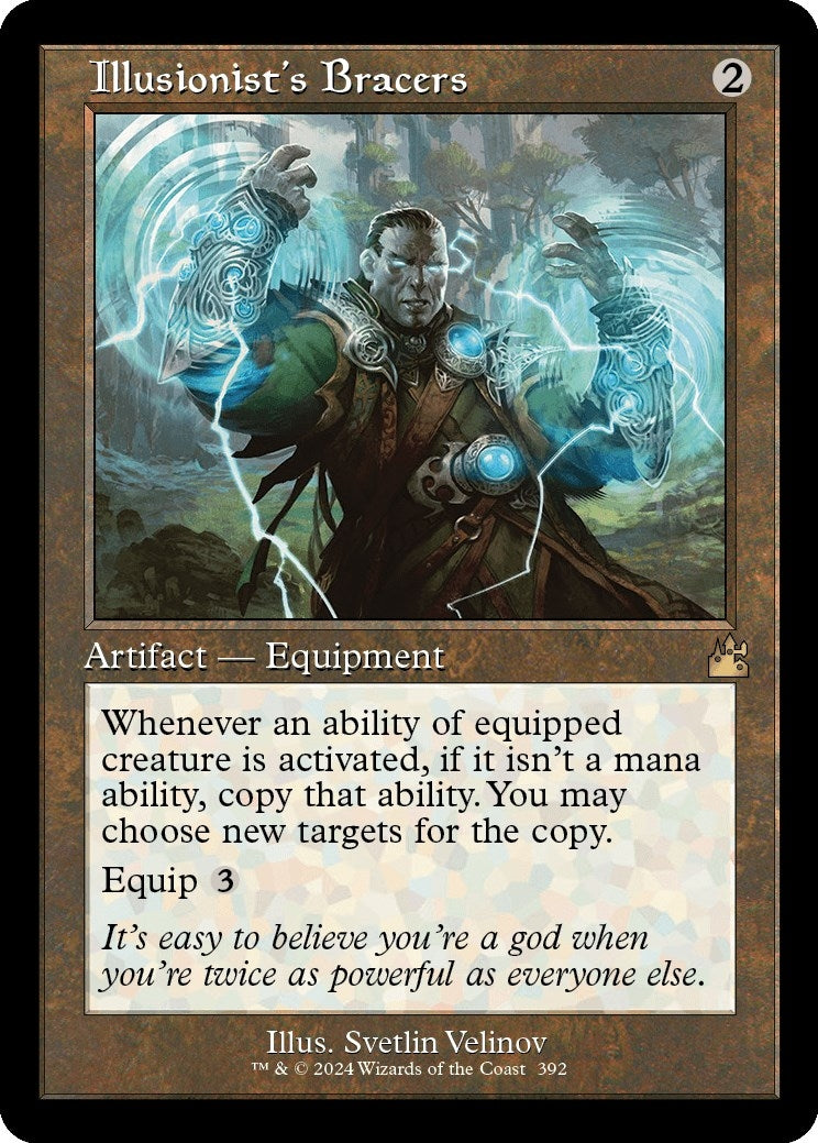 Illusionist's Bracers (Retro Frame) (392) (RVR)
