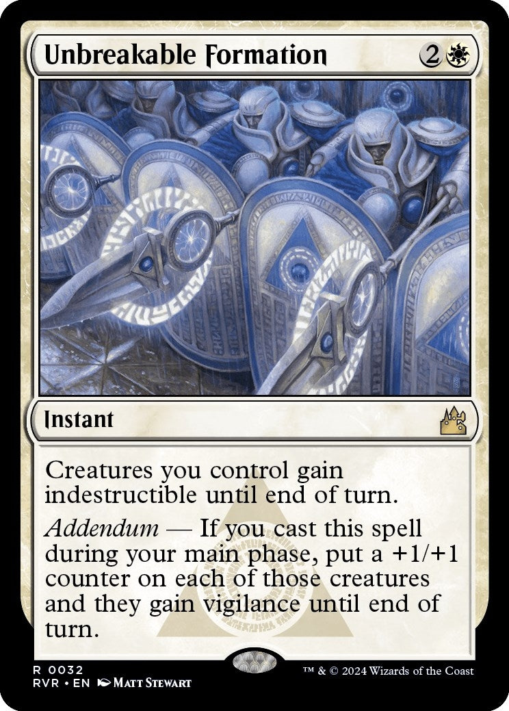 Unbreakable Formation (32) (RVR)