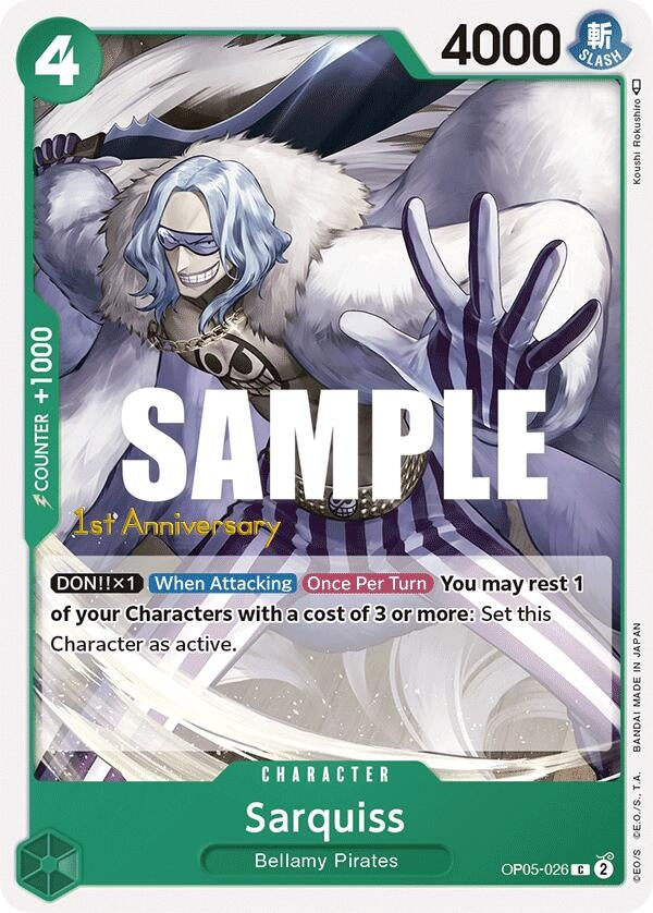 Image for Sarquiss (OP05-026) (OP05 ANN) - One Piece Card Game