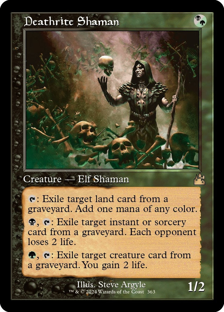 Deathrite Shaman (Retro Frame) (363) (RVR)