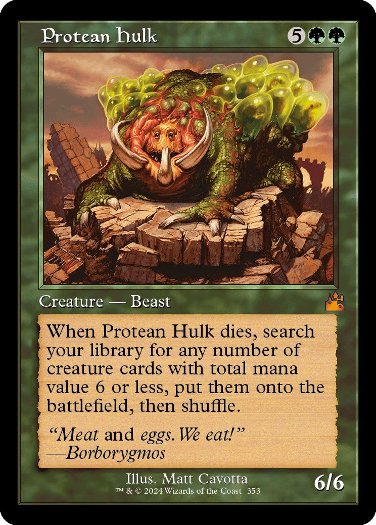 Protean Hulk (Retro Frame) (353) (RVR)