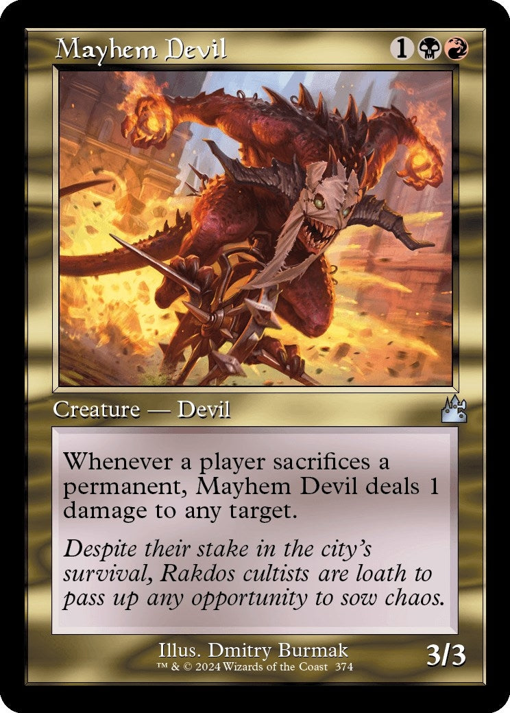 Mayhem Devil (Retro Frame) (374) (RVR)