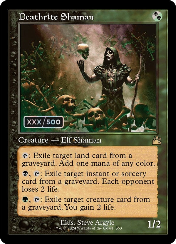 Deathrite Shaman (Retro Frame) (Serial Numbered) (363) (RVR)