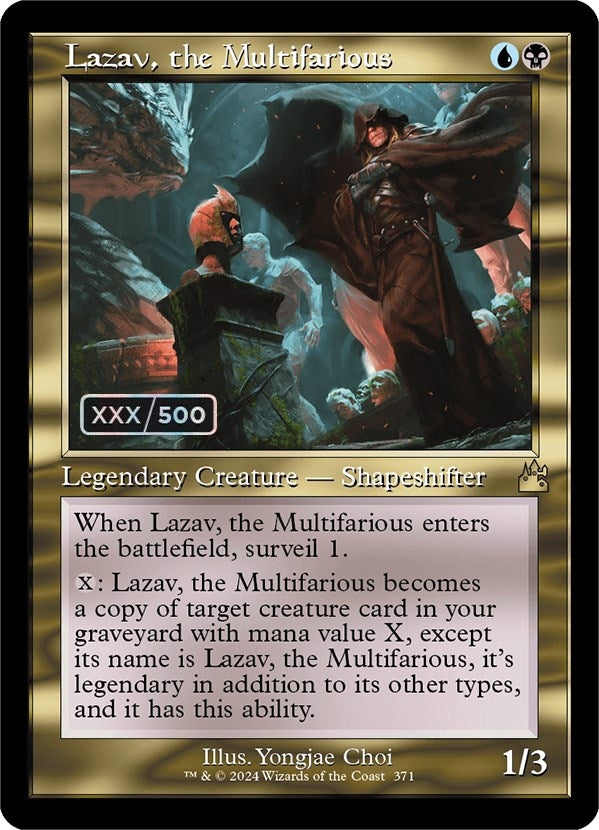 Lazav, the Multifarious (Retro Frame) (Serial Numbered) (371) (RVR)