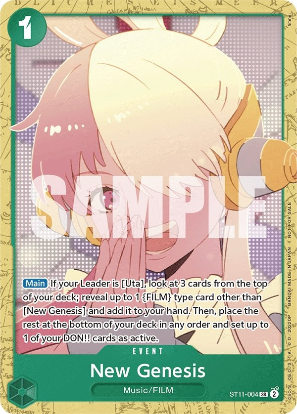 New Genesis (Starter Deck 11: Uta Deck Battle) (ST11-004) (OP-PR)