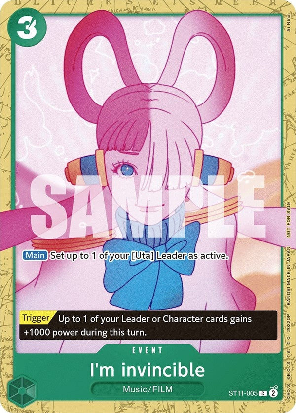 I'm invincible (Starter Deck 11: Uta Deck Battle) (ST11-005) (OP-PR)