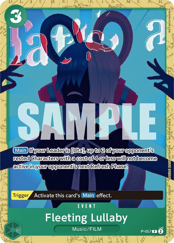 Fleeting Lullaby (Starter Deck 11: Uta Deck Battle) (P-057) (OP-PR)