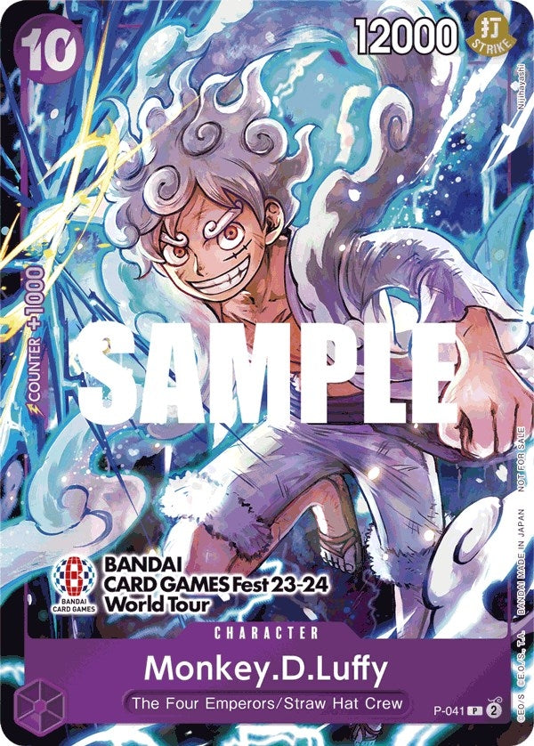 Monkey.D.Luffy (041) (BANDAI CARD GAMES Fest 23-24 World Tour) (P-041) (OP-PR)