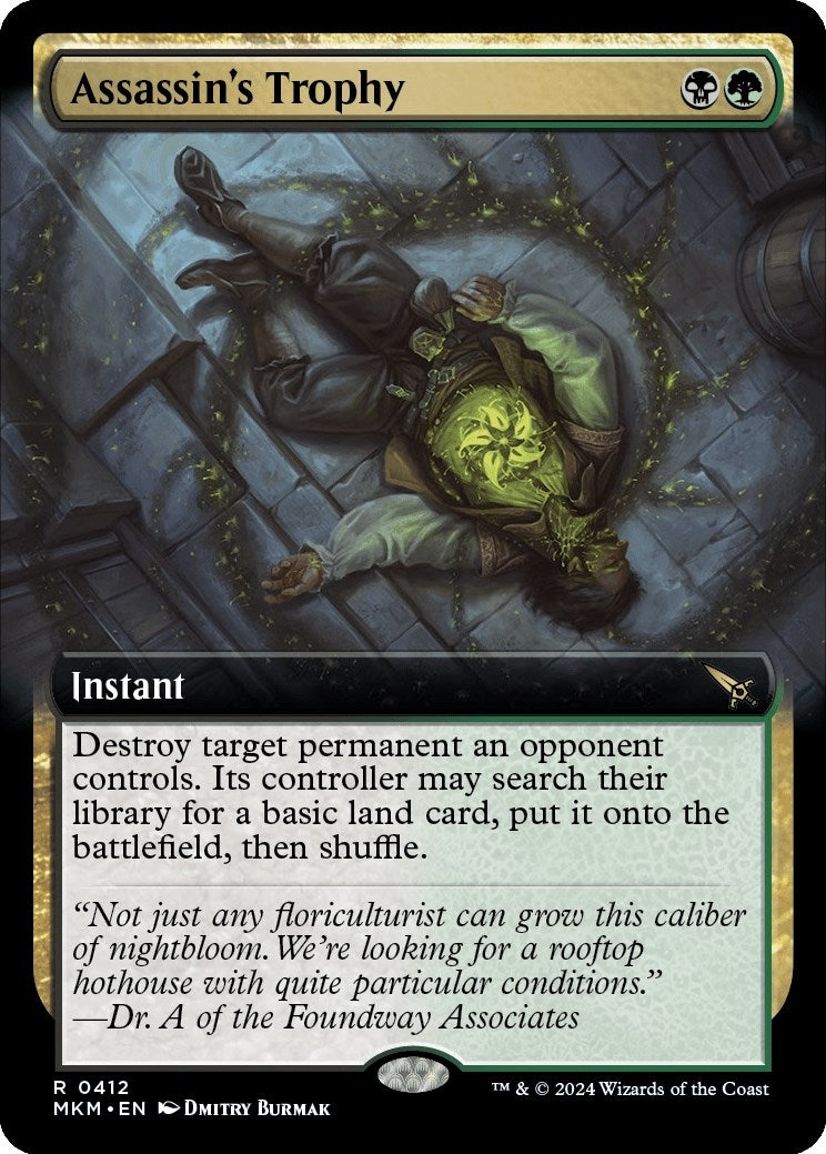 Assassin's Trophy (Extended Art) (412) (MKM)