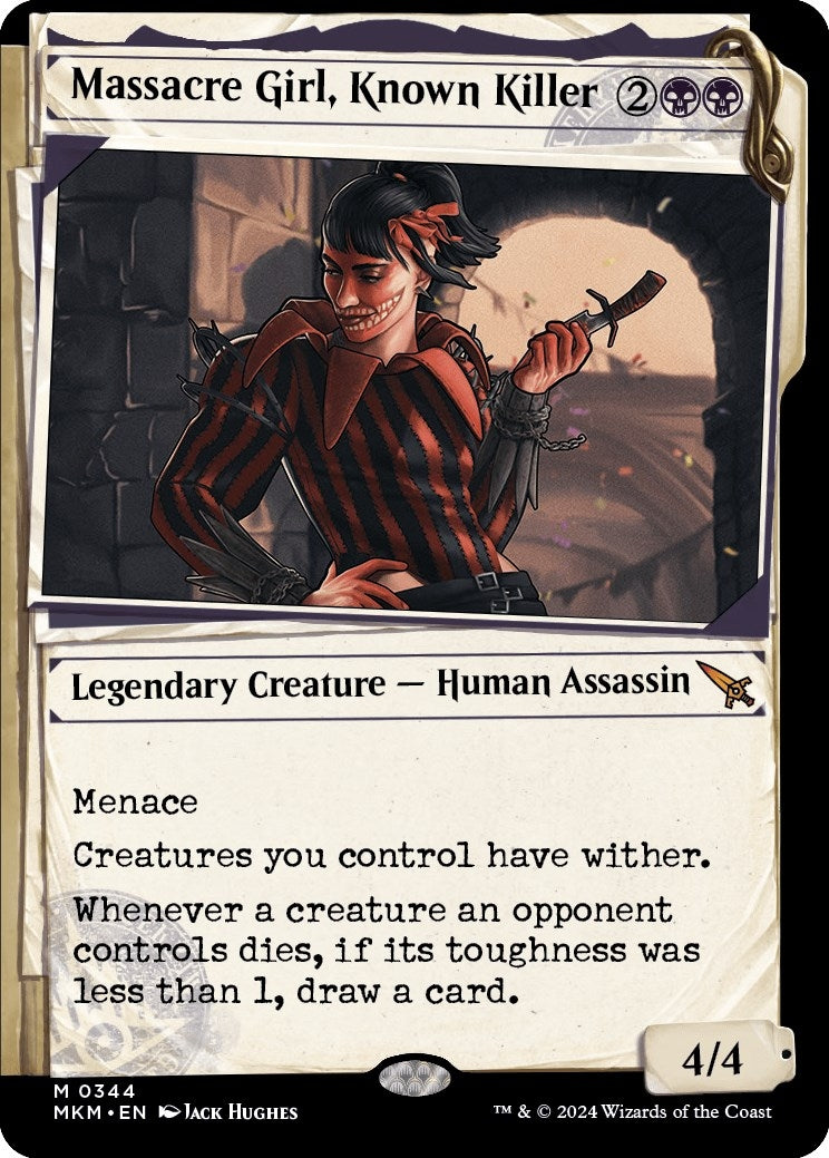 Massacre Girl, Known Killer (Showcase) (344) (MKM)