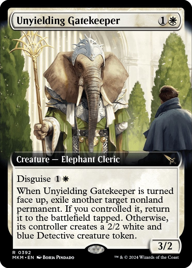 Unyielding Gatekeeper (Extended Art) (392) (MKM)