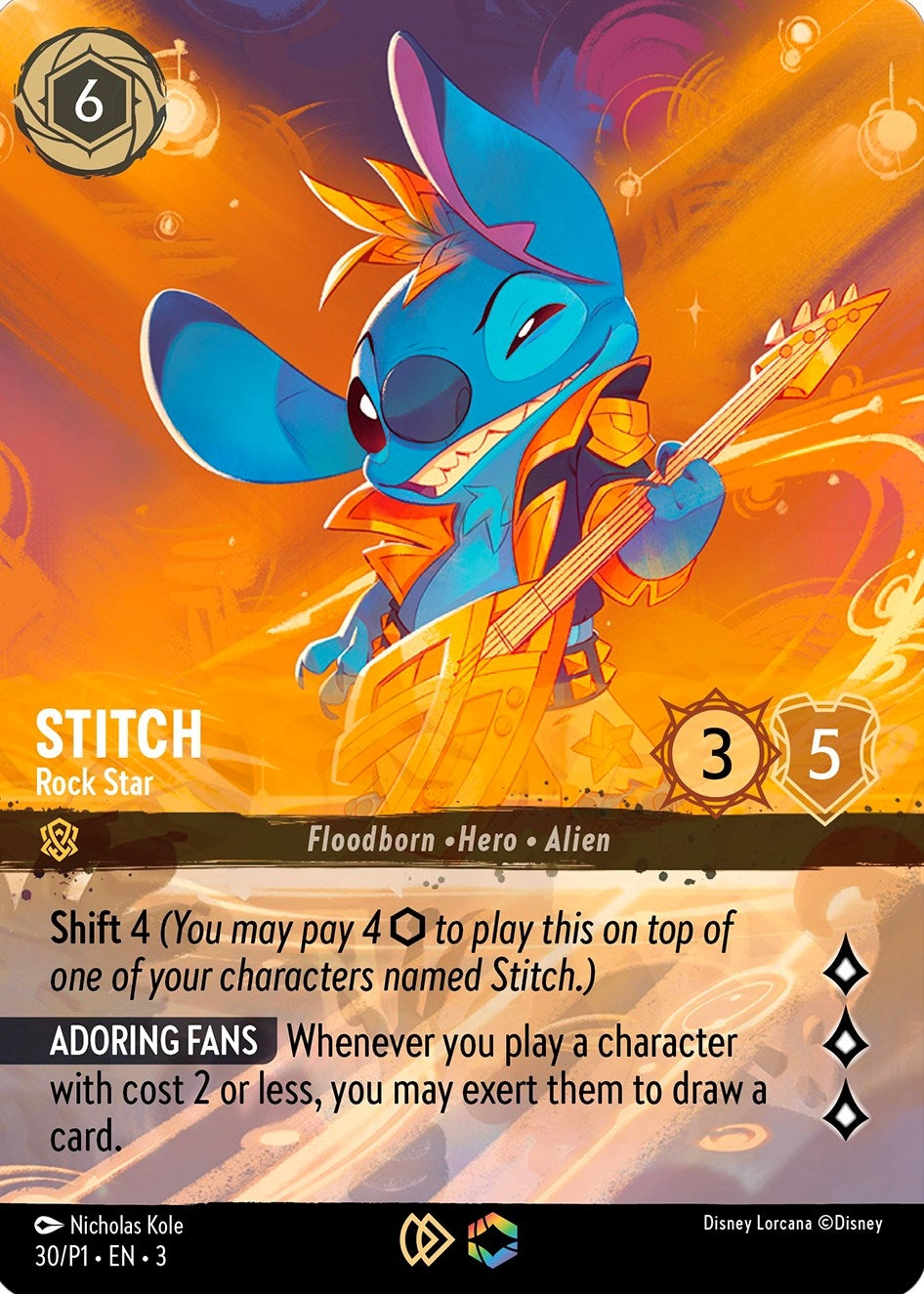 Stitch - Rock Star (Store Championship) (30) (DLPC)
