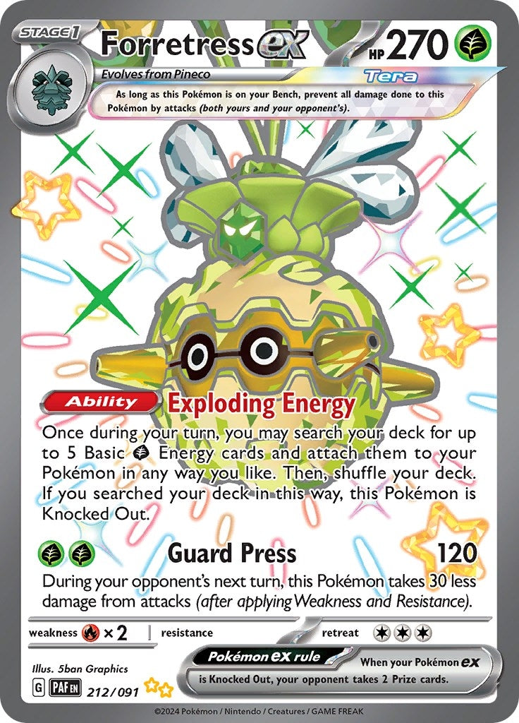 Forretress ex (212/091) (PAF)
