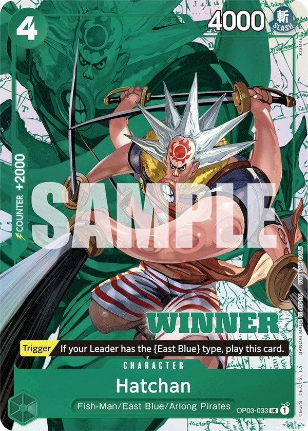 Hatchan (Winner Pack Vol. 6) (OP03-033) (OP-PR)
