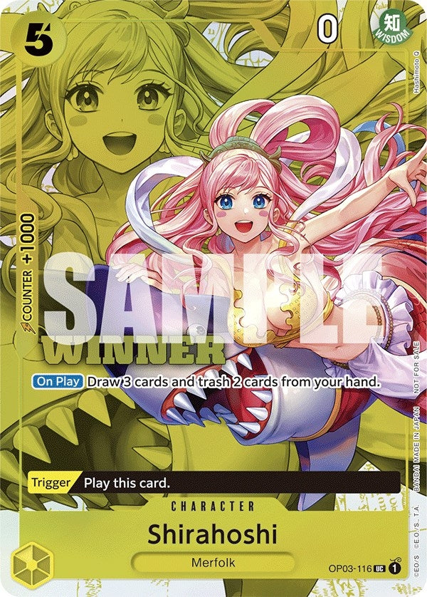 Shirahoshi (Winner Pack Vol. 6) (OP03-116) (OP-PR)