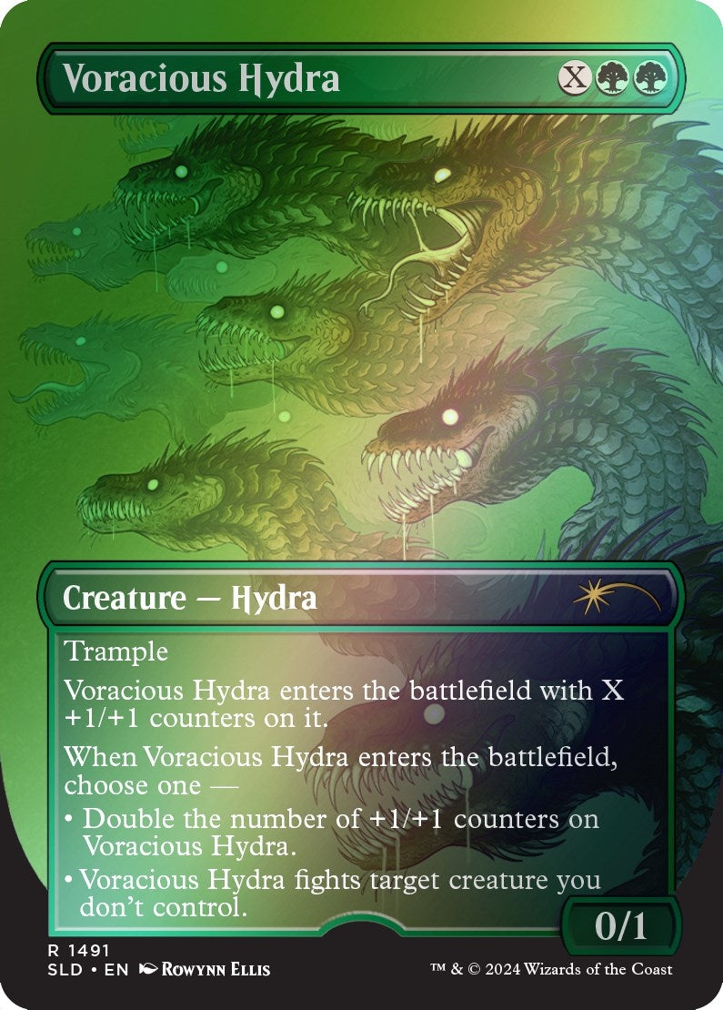 Voracious Hydra (Rainbow Foil) (1491) (SLD)