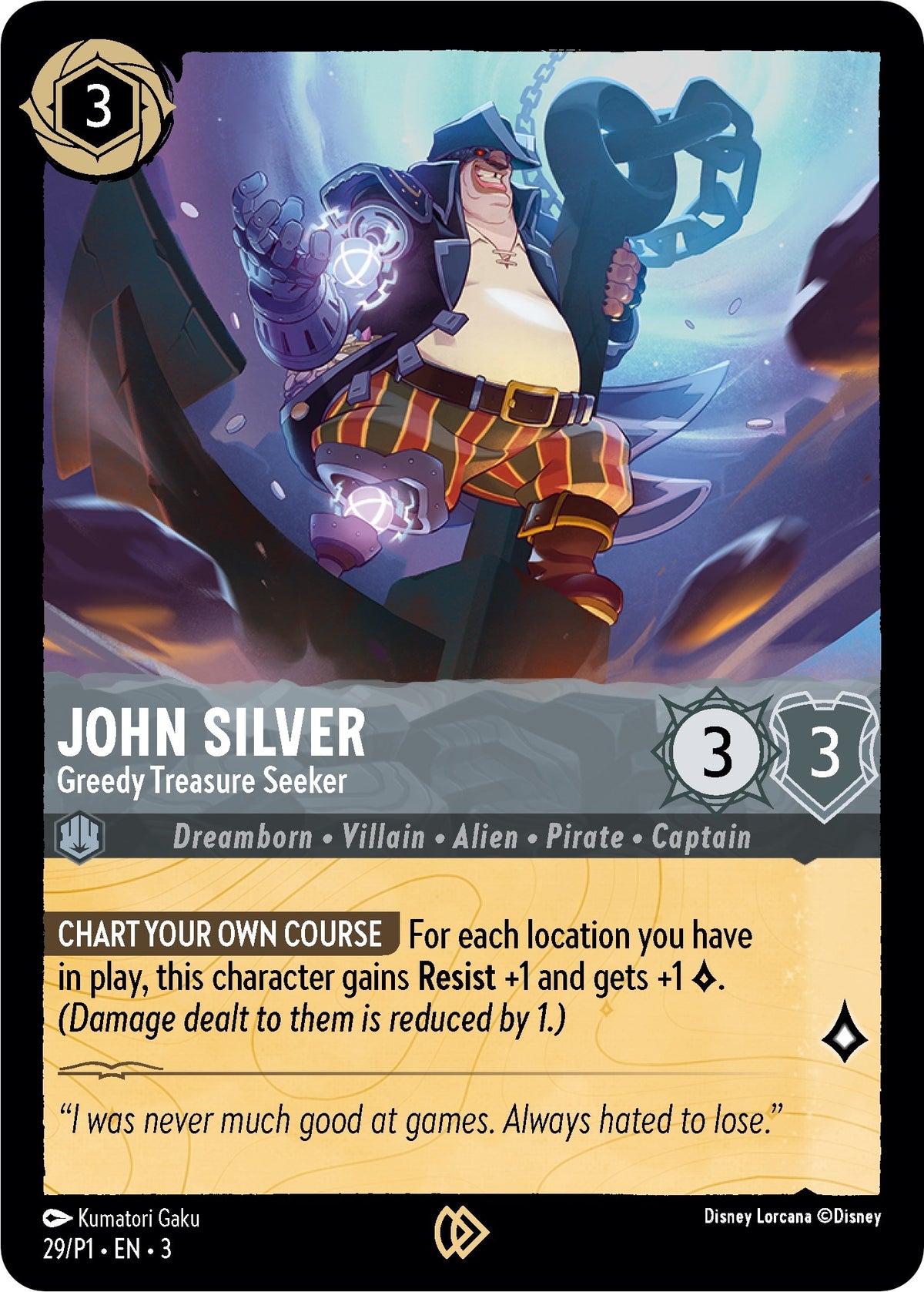 John Silver - Greedy Treasure Seeker (29) (DLPC)