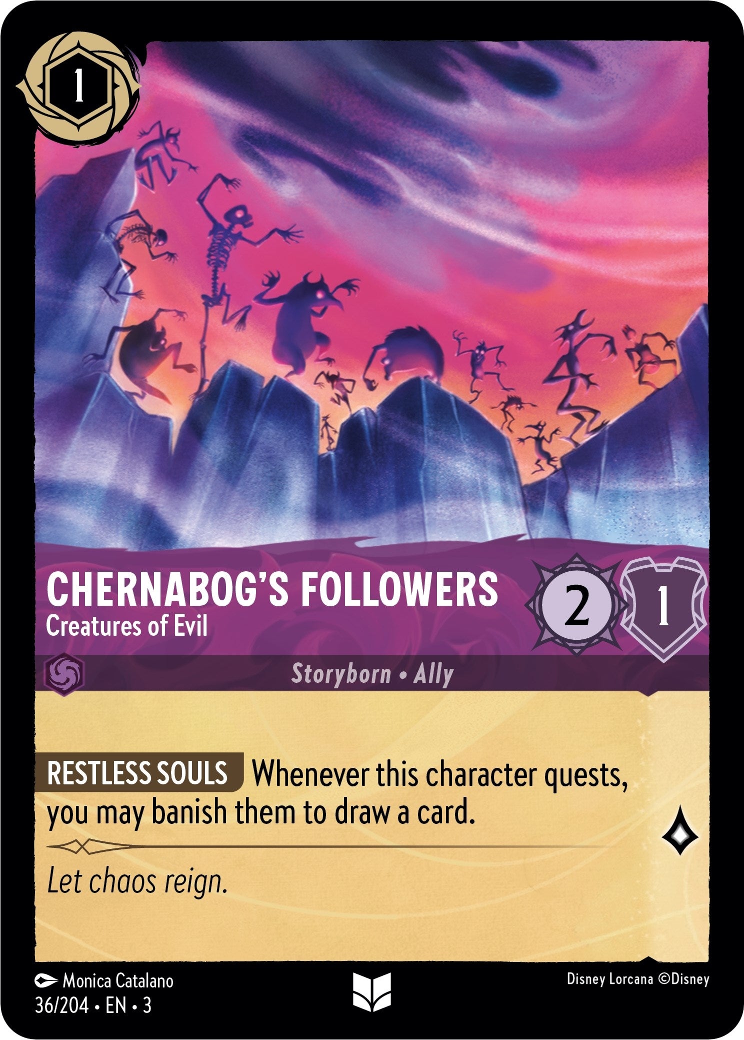 Chernabog's Followers - Creatures of Evil (36/204) (3)