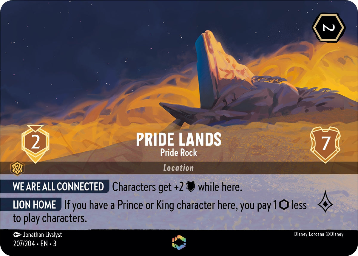 Pride Lands - Pride Rock (Enchanted) (207/204) (3)