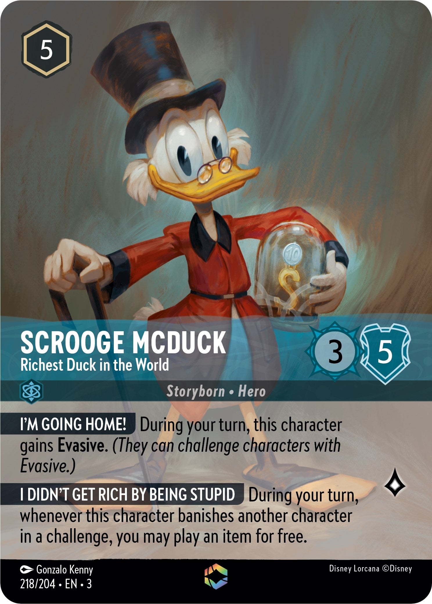 Scrooge McDuck - Richest Duck in the World (Enchanted) (218/204) (3)