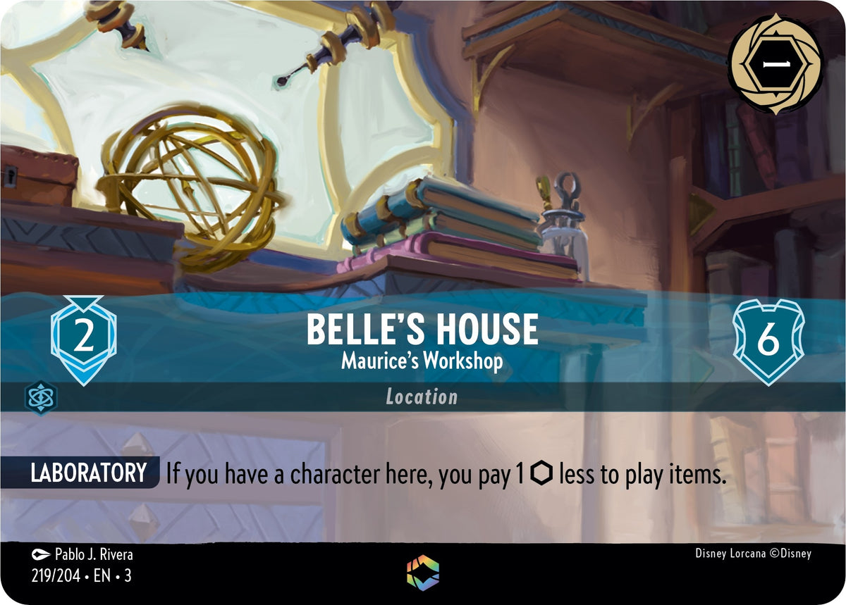 Belle's House - Maurice's Workshop (Enchanted) (219/204) (3)