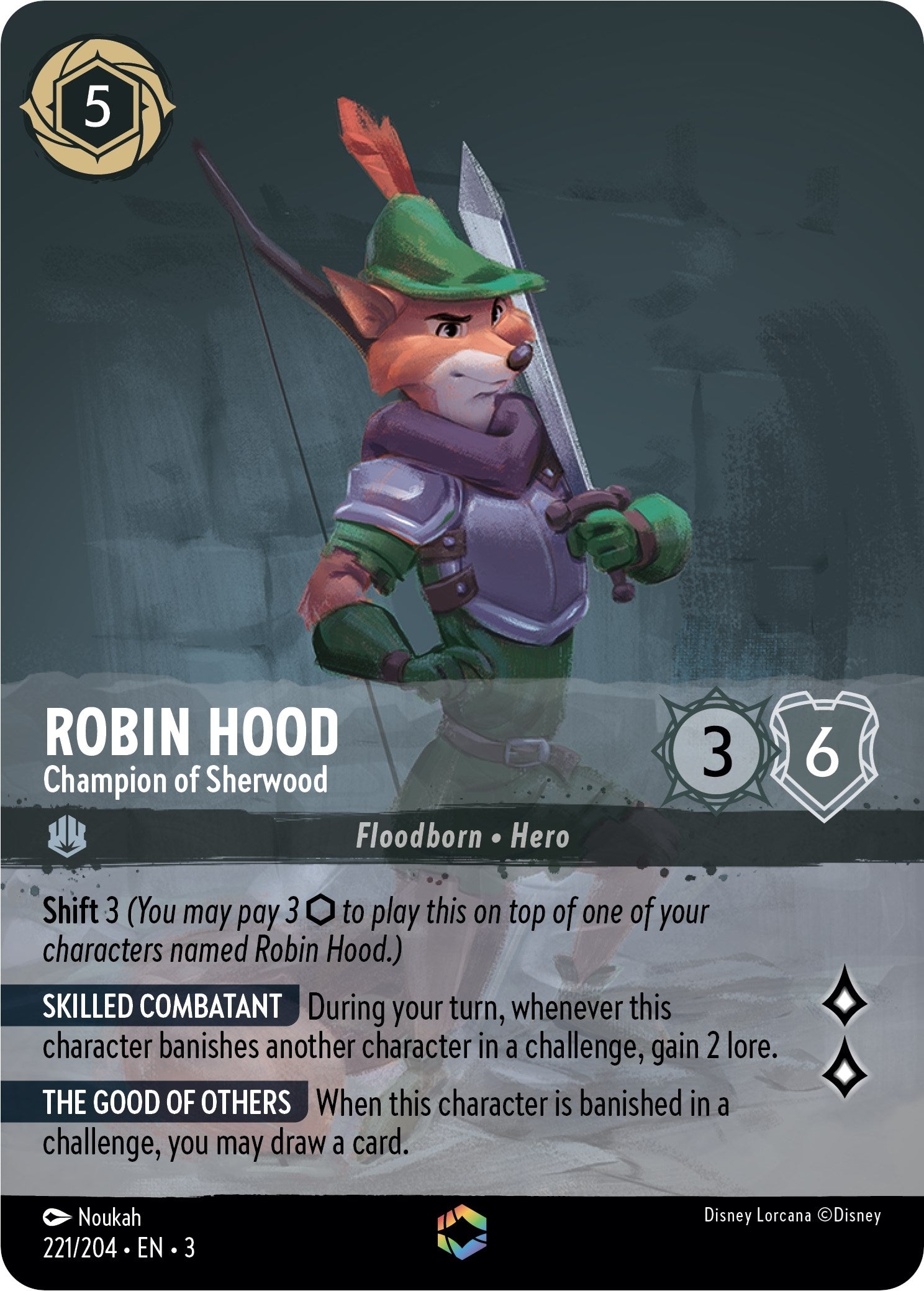Robin Hood - Champion of Sherwood (Enchanted) (221/204) (3)